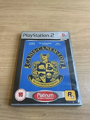 Sony PlayStation 2 Canis Canem Edit Platinum Game No Manual • £5.50