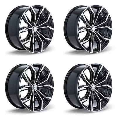 NEW Set Of 4 Wheels 16in Black Machined Fits Acura Buick Cadillac Chevrol 082418 • $472.01