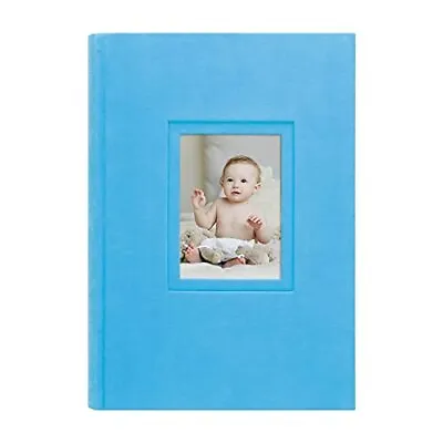 $23.82 • Buy Photo Album Fabric For 4x6 300 Pictures Pockets With Memo Wedding Holiday Blue