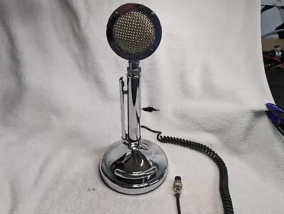 Astatic D-104 Silver  Eagle 4-Pin Cobra Microphone  - Tested & Works • $149.99