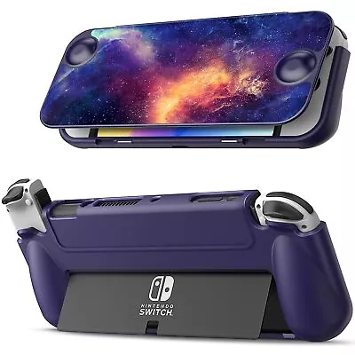 Flip Case For Nintendo Switch OLED Model 2021 Slim Protective Soft TPU Shell • $10.79