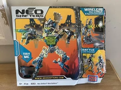 New Neo Shifters Web Battlers Blue Guy 6353 Mega Bloks Battle 4 Skill Games Toy • $35.99