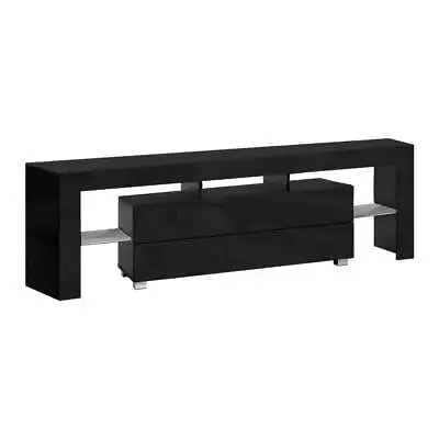 $156.99 • Buy Artiss TV Cabinet Entertainment Unit Stand RGB LED Gloss Furniture 160cm Black