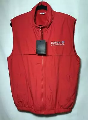 Dunbrooke Adult Medium Red Media Vest Canon Camera NFL NWT Style 9505 Rio • $39.99
