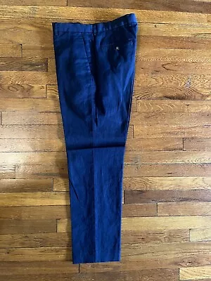 J Crew Ludlow Garment-dyed Cotton-linen Blend Chino Suit Pant 33 • $19