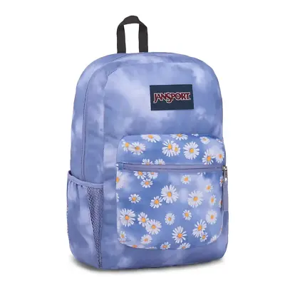 JANSPORT Cross Town Backpack/Schoolbag Daisy Haze 26L JS0A47LW75K FREE DELIVERY • £29.95