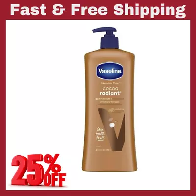 Vaseline Intensive Care Radiant Body Lotion Cocoa Butter 32 Fl Oz • $13.99