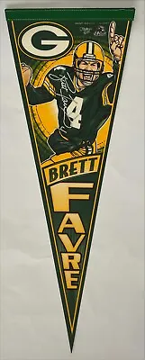 Brett Favre 4 Green Bay Packers Full Size Pennant 12x30 • $19.99