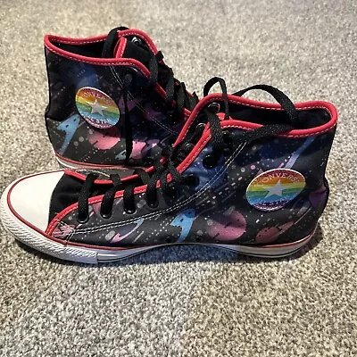 Converse Chuck Taylor All Stars Space Galaxy Theme Custom High Top Size UK 10.5 • £50