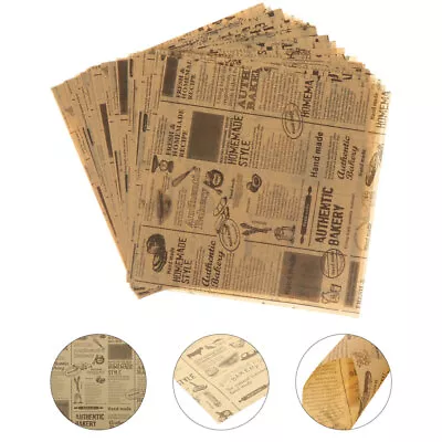 £10 • Buy 50 Sheets Craft Use Paper Food Wrapping Paper Basket Decor Oil Paper