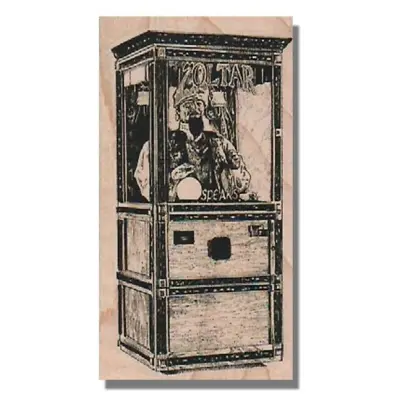 Zoltar Machine RUBBER STAMP Fortune Teller Circus Carnival Magic Future • $12.74