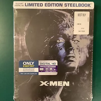 X-MEN (Blu-ray 2000) BEST BUY Limited Edition Steelbook BRAND NEW Hugh Jackman • $59.99