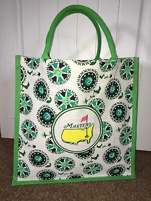 MASTERS Golf JUTE BAG From AUGUSTA NATIONAL NWT • $25