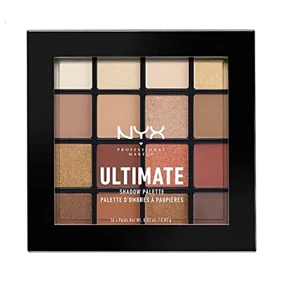 NYX Professional Makeup Ultimate Eye Shadow Palette Pressed Pigments 16 Shade... • £9.66