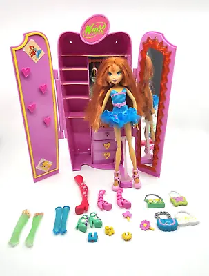 2000s Y2K Winx Club Magic Wardrobe Playset Bloom Doll Working Incomplete • $129.53