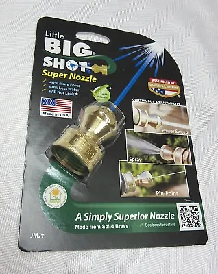 Little Big Shot Super Nozzle Brass Sprayer MADE IN USA BY DISABLED U.S. VETERANS • $10.99