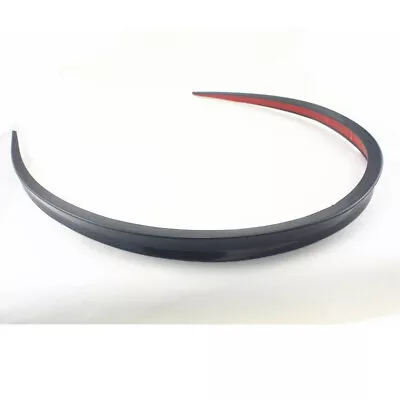 47in/1.2M Car Rear Wing Lip Spoiler Black Tail Trunk Roof Trim Sticker Decor • $20.60