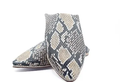 Moroccan Snake Skin Slipper For Men Python Designer Slippers Leather Snake Mules • $46.80