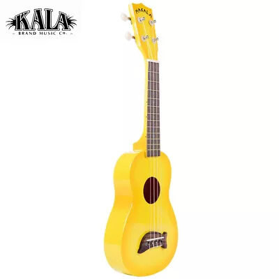 Kala Makala Series MK-SD/YLBURST Yellowburst Soprano Ukulele With Dolphin Bridge • $59