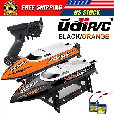 UDIRC UDI001 Venom Power Boat Black Watercooling 2.4G RTR RC Speed Racing Boat • $39.98