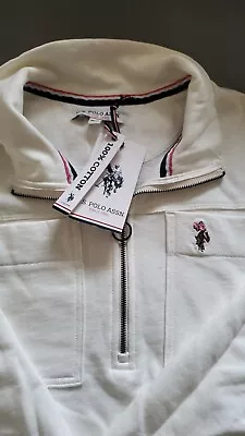 U.S. POLO ASSN. Womens White Jumper M • £16