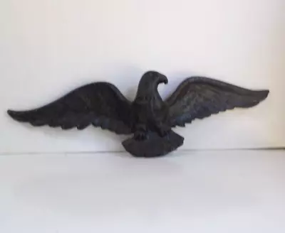 Vintage Cast Metal Hanging Eagle With It's Wings Spread 17 Inches  • $22