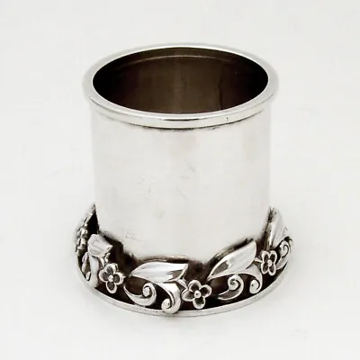 Alphonse La Paglia Cup Applied Floral Base Sterling Silver • $399.50