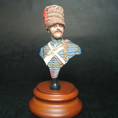 MJ Miniatures 1/16 Irish Hussar PAINTED Resin Bust  With Stand 0 • $79