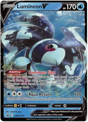$3.97 • Buy Lumineon V SWSH250 - Pokemon TCG - Black Star Promo - NM
