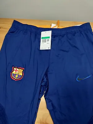 Nike FC Barcelona Strike Dri-Fit Soccer Pants DH7684-492 Men's Size XL Tg • $136.77