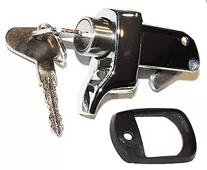 VW Vintage Parts Engine Door Lock With KeysBus '72-'79Chrome • $35