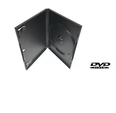 DVD Replacement Cases Single Disc | Standard 14mm Outer Plastic | Durable • $13.95