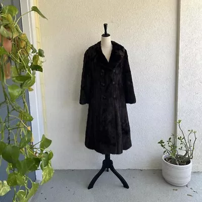 Vintage Full Length Mink Coat With Fur Label Authority • $200