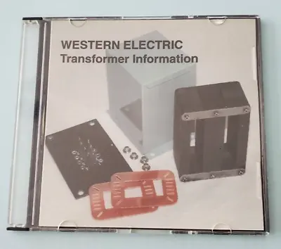 Western Electric Audio Transformer INFO INFORMATION PDF CD 1947-1964 (197A 117C) • $49.95