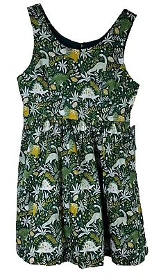 ModCloth Optimum Effect Dino Sleeveless Fit & Flare Skater Dress Large Whimsical • $39.99