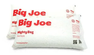 $52.63 • Buy BEAN BAG FILLER REFILL Chair Seat Lounge Beans 2-Pack 100 L Polystyrene Big Joe