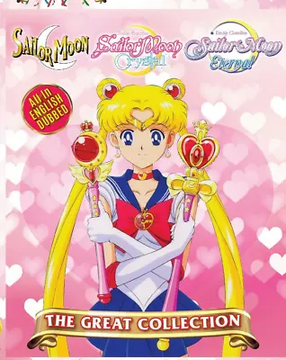 $69.91 • Buy DVD Anime Sailor Moon Series Season 1-6 +4 Movies English Dubbed Express