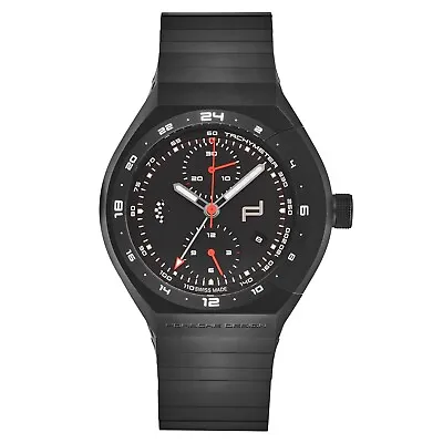 Porsche Men's 'Monobloc Actuator' GMT Chronograph Black Dial 6030.6.01.007.01.5 • $3250