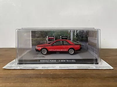 RENAULT FUEGO #86 James Bond Car Collection Model View To A Kill TURBO DieCast • £15.75