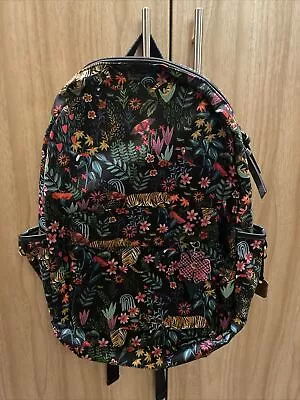 Accessorize Black Floral Backpack • £9