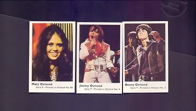 3 Dandy Gum Pop Stars P 1977 DonnyJimmyand Mary Osmond CC13 • £7.50