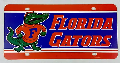 Florida Gators Vintage License Plate 1999 Plastic College Team New Old Stock • $19.99