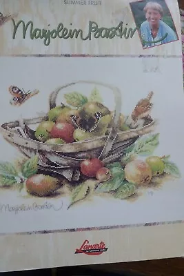 Marjolein Bastin  “Summer Fruit ” Cross Stitch Leaflet • $14