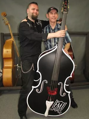 Shen 3/4 Upright Double Bass AWESOME CUSTOMIZED Bass - AIRBRUSHED CHOICE TOP ART • $4995