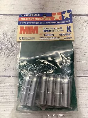 Vintage Tamiya 1/35 Scale Sturmtiger 38cm Aluminum Projectiles Box C5 • $38.42