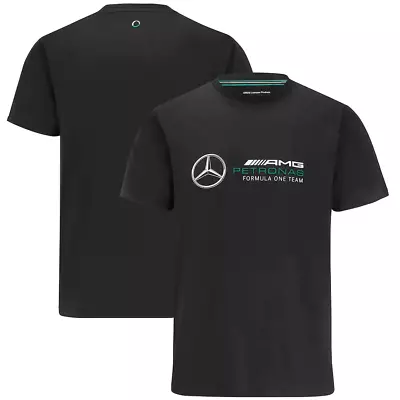 Mercedes Amg Petronas Motorsport F1 Logo Shirt Unisex Xs Black Nwt • $34.99