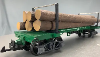 G Scale LGB 4066 Logging Staked Flat Car W/Logs Green G396 LZ • $54.98
