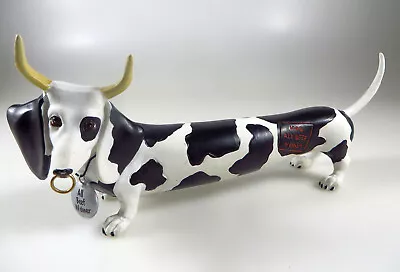 Westland Hot Diggity Dog Dachshund Cow Weiner  100% All Beef Weiner  Figurine • $25