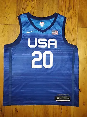 £79 • Buy USA Olympics 2020 Basketball Jersey NBA Nike XXL USA Dream Team
