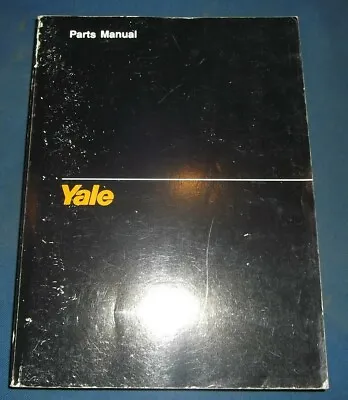 Yale Gp Glp 030 Bf Gdp Af  Forklift Lift Truck Parts Manual Book Catalog 1581 • $49.99